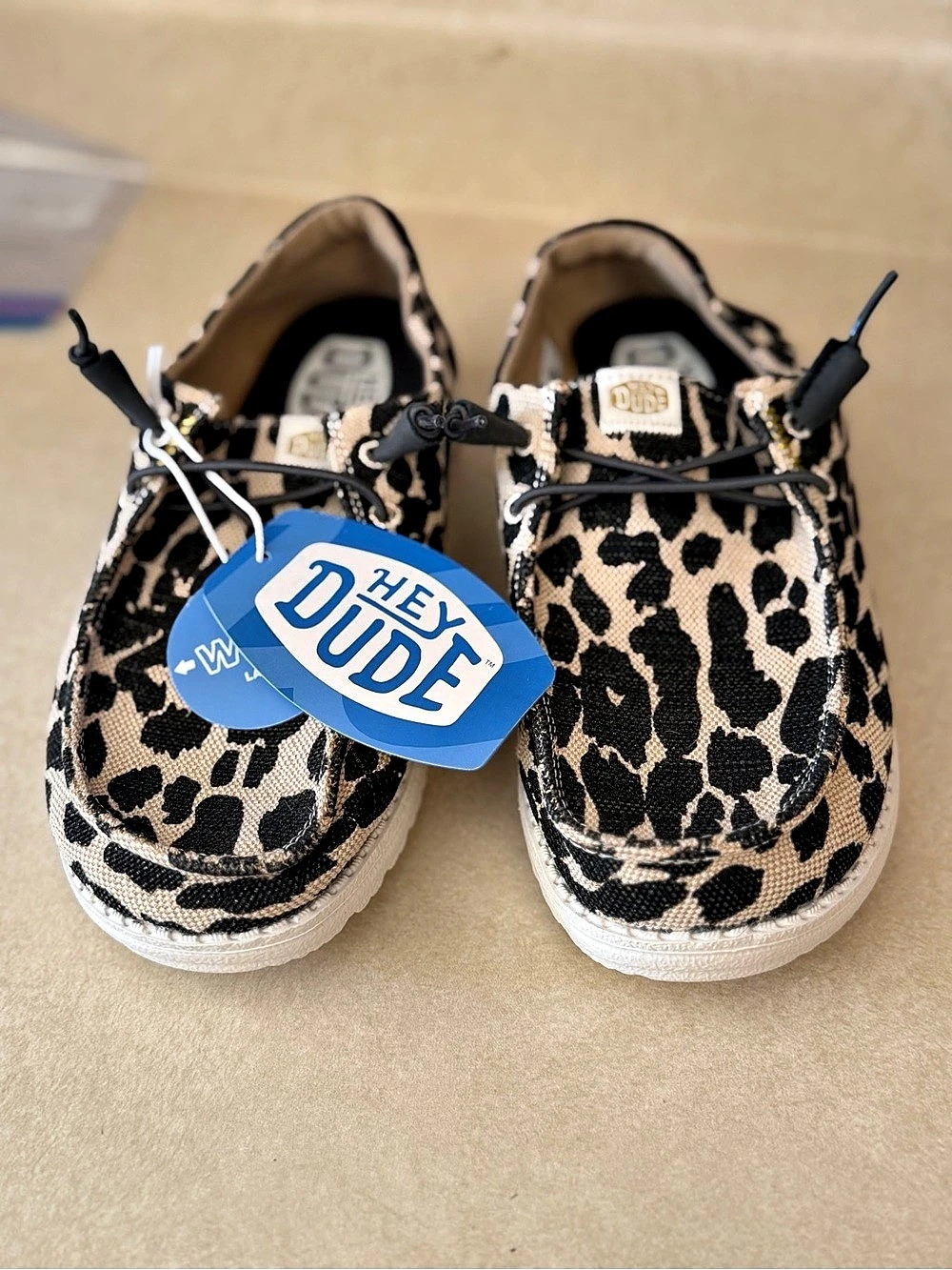 Hey Dude Wendy Leopard Print Sneakers